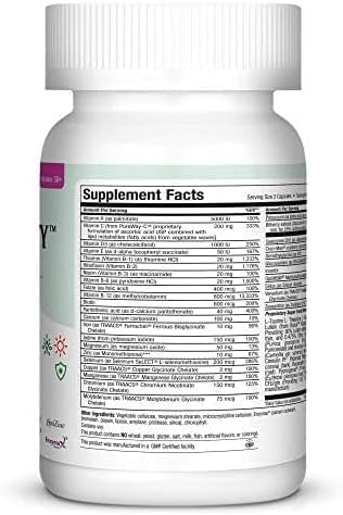 Womens Multivitamin 50 Plus – Daily Multivitamin for Women Over 50 with Vitamin B12, A, D, C, Zinc, Magnesium & More – Energy, Immune & Heart Support Womens Multi Vitamins - Non-GMO – 60 Capsules