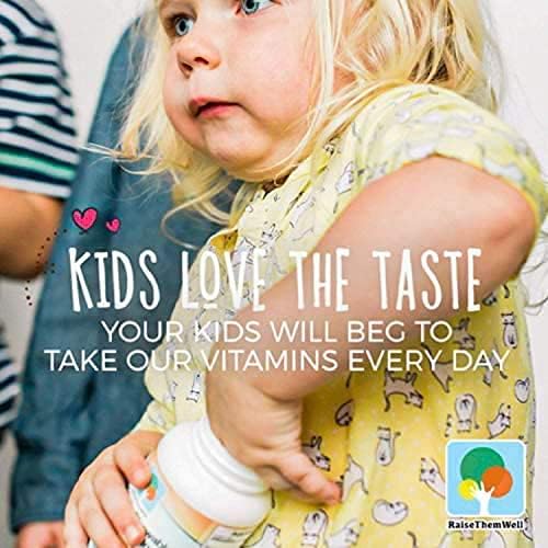 Tasty Chewable Kids Multivitamin, All-Natural Colors, Flavors & Sweeteners, Daily Essential Vitamins for Children, Easy-to-Chew Vitamins, Strawberry