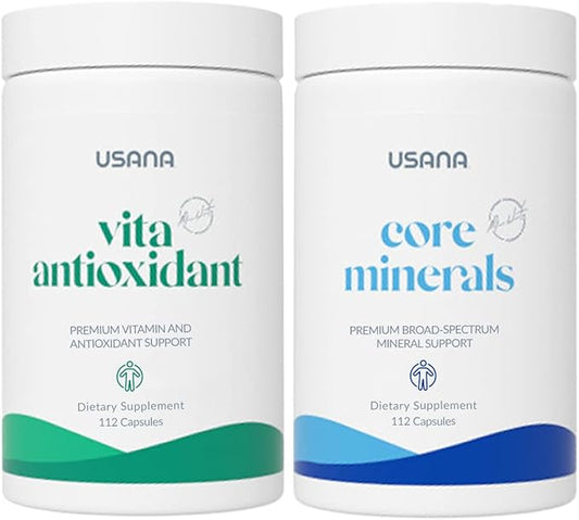 USANA CellSentials - Core Minerals and Vita Antioxidant with InCelligence Technology to Support Total Body Health* - 112 Tablets Per Bottle - 28 Day Supply