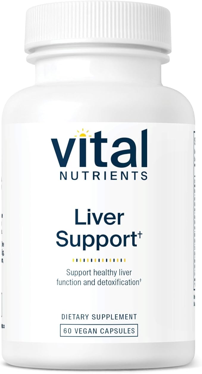 Vital Nutrients Liver Support Milk Thistle and Curcumin | Vegan Supplement | Herbal Combination to Support Healthy Liver Function* | Gluten, Dairy and Soy Free | 60 Capsules