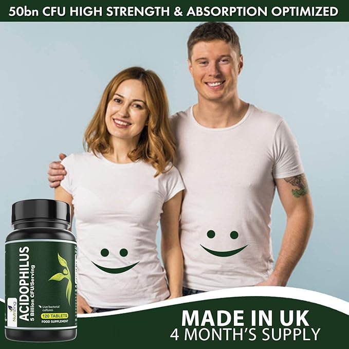 NutriZing High Strength Lactobacillus Acidophilus 5bn CFU/Serving