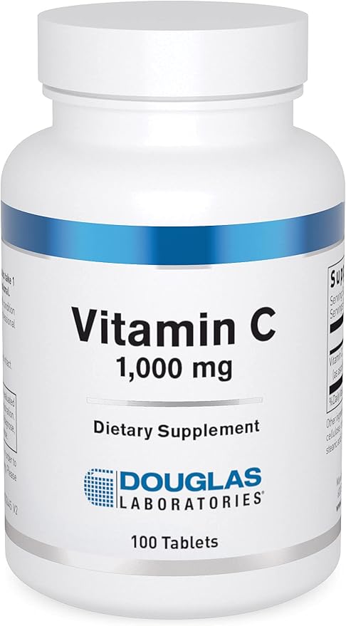 Douglas Laboratories Vitamin C | Water-Soluble Antioxidant Supplement to Support Immune Function and Normal Wound Healing* | 100 Tablets