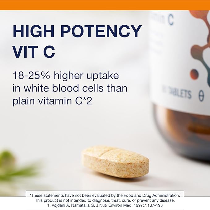 Metagenics Ultra Potent-C 500 Vitamin C - Gentle, Buffered Vitamin C Supplement - Immune Support Supplement* - Ascorbic Acid - 90 Tablets