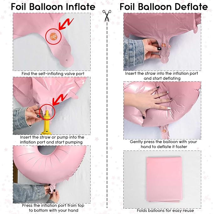 11 Balloon Number Birthday, Giant Light Pink Number 1 & 1 Helium Foil Balloon for Girls 11th Birthday, Pastel Pink 40'' Self Inflating Mylar 11 Balloon for Women Anniversary Party Decorations Supplies