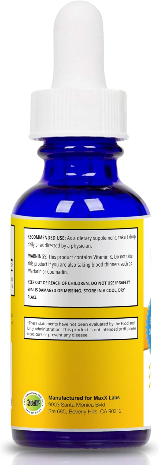 Vitamin D3 K2 Liquid Drops - Liquid Vitamin-D3 2000 IU Per Drop with K2 Supplements for Adults & Kids - VIT D for Healthy Bones, Heart & Immune Health - Vitamin D K2 MK7 Dropper 1 Oz