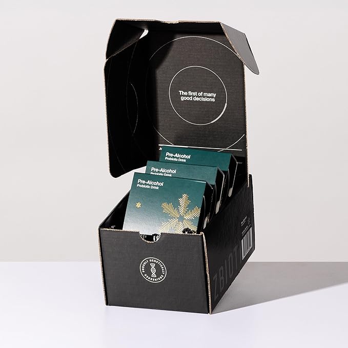 ZBiotics Holiday Gifting 3x3 Pack — Feel Better After Drinking, Wake Up Refreshed, Science-Backed, Patented Probiotic for Easier Mornings, Travel-Friendly, 3x3 pack of 0.5 Fl Oz Bottles