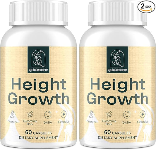 25-in 1 Bone Strength Supplement - for Natural Growth, Digestion and Stress - High Absorption - Calcium, Magnesium, Zinc, Ashwaganda and Multivitamins for Age 12+ | 2 Bottles