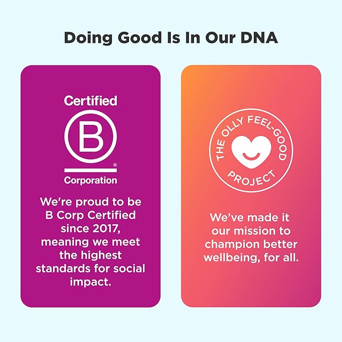 OLLY Happy Hoo-Ha Capsules, Probiotic for Women, Vaginal Health and pH Balance, 10 Billion CFU, Gluten Free - 25 Count (Pack of 2)