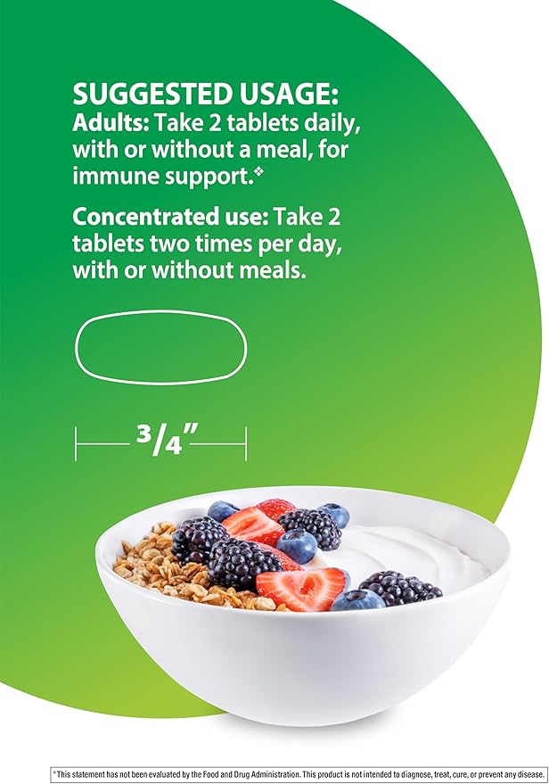 Rainbow Light Counter Attack Immune Support, Dietary Supplement Provides Immune Support, With Vitamin C, Zinc and 3 Targeted Herbal Blends, Vegan and Gluten Free, 90 Count