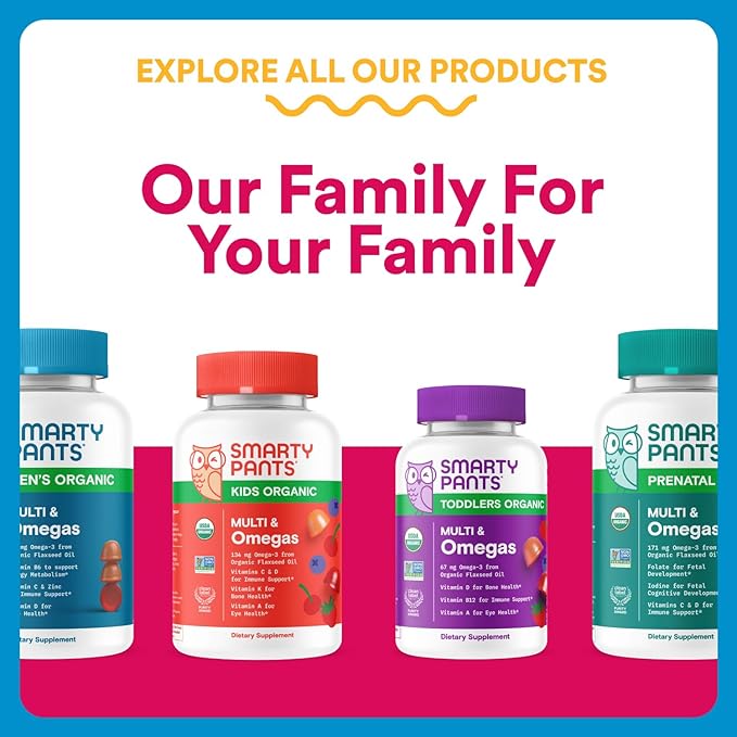 SmartyPants Zero Sugar Women’s Multivitamin Gummies: Biotin, Methylfolate, Omega 3 (ALA), Vitamin D3, C, Vitamin B12, B6, A, K, Zinc, Inositol, Gluten Free, No Sugar Alcohols, 90 Count (30 Day Supply)