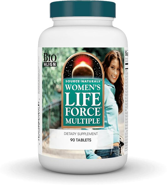 Source Naturals Women's Life Force Multiple, Daily Multivitamin & Immune Health Supplement - 90 Tablets