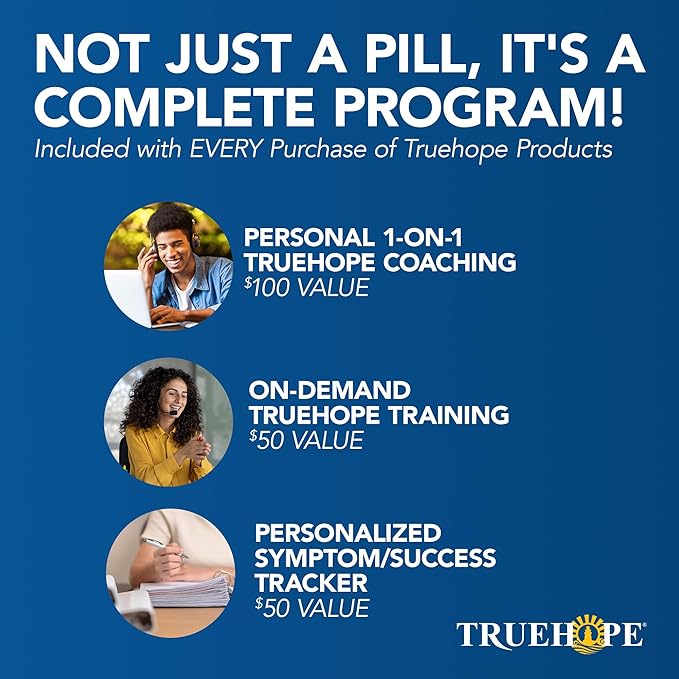 Truehope EMPowerplus Advanced Multivitamin for Women and Men - Broad-Spectrum Essential Multivitamin and Chelated Minerals to Support Cognitive Functions - Original Formulation - 120 Capsules
