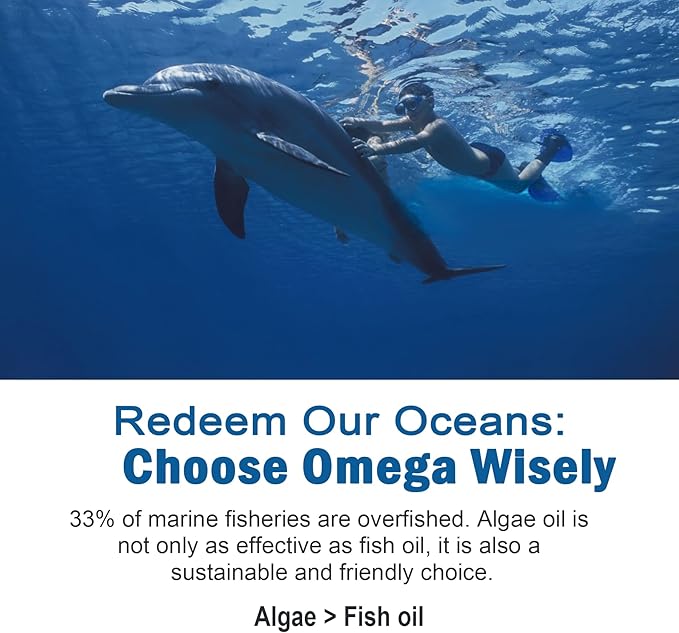 Vegan Omega 3 Gummies 1280mg + Vitamin D3 K2 (MK7), Omega 3 Fish Oil Alternative for Adults, w/Algae EPA 600mg & DHA 400mg, MCT Oil - No Fish Taste - for Brain, Eye, Immune Health, Sugar Free, 2 Pack