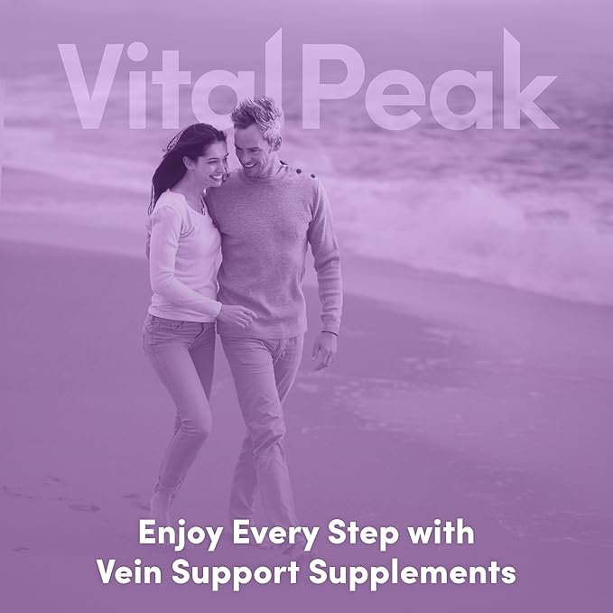 Vein Care Blend - Circulation & Vein Support Supplements - with Rutin, Horse Chestnut Extract, Butcher's Broom & Micronized Citrus Flavonoids - Vegetarian, Non GMO, Gluten Free - 60 Capsules