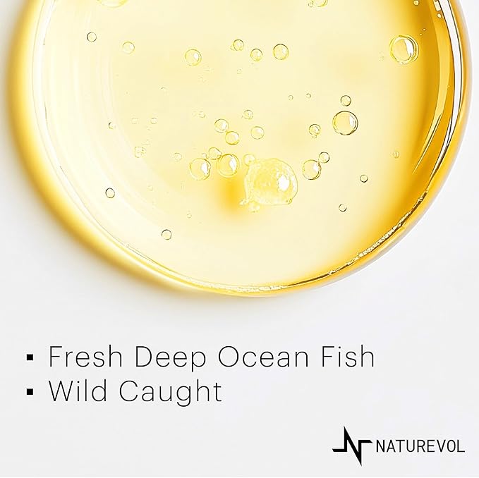 Triple Strength Omega 3 Fish Oil 4200mg - Lemon Flavored | EPA & DHA Fatty Acids | 1200mg EPA + 900mg DHA | Deep Sea Fish | Burpless Fish Oil Supplement - 240 Softgels