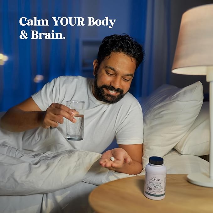 Lavi MD Potassium Magnesium Zinc Calcium Supplement – Premium Support for Bone & Muscle Health – Promotes Optimal Calcium Absorption – Magnesium Potassium Zinc Aspartate – 120 Capsules