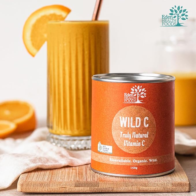 Organic Vitamin C Powder - Pure, Wild-Harvested Vitamin C, Non-Toxic and Natural, 150g Wild C