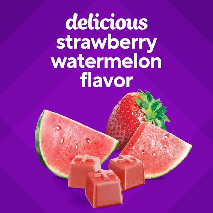 Vitafusion Power Plus Women’s Multivitamin Gummies, 100% Daily Value or More of 10 Nutrients, Helps Support Nerve, Energy Metabolism, Bone & Immune Health, Strawberry & Watermelon Flavor, 90 Count