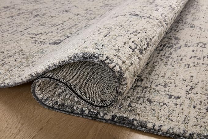 Loloi Amber Lewis Alie Collection ALE-05 Charcoal/Beige 9'-6'' x 13'-1'', .13'' Pile Height, Area Rug