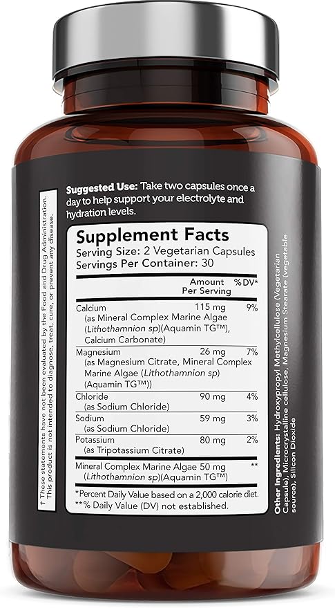 Vitamin Bounty Recover On Keto Electrolytes - Keto Supplements, Electrolytes Pills, Electrolyte Supplement, Keto Vitamins, Sugar Free Hydration, Boost Energy, GLP 1 Support- 60 Capsules