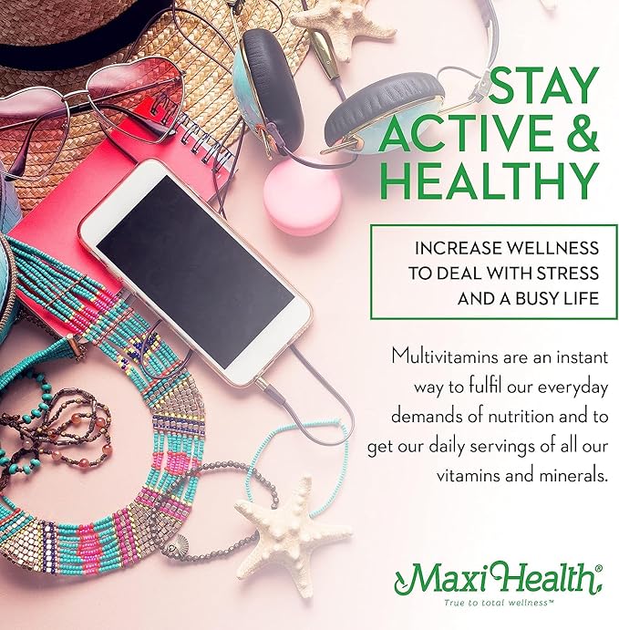 Teen Vitamins for Girls 12-17 - Teen Multivitamin D3, Iron, Calcium, Biotin, Zinc, Digestive Enzymes – Teenager Girl Multi Vitamins for Healthy Skin, Immune & Mood Support – 120 Count