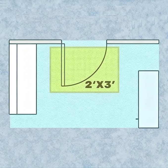 entryway Rug 2×3 Washable Green Kitchen Small Rugs