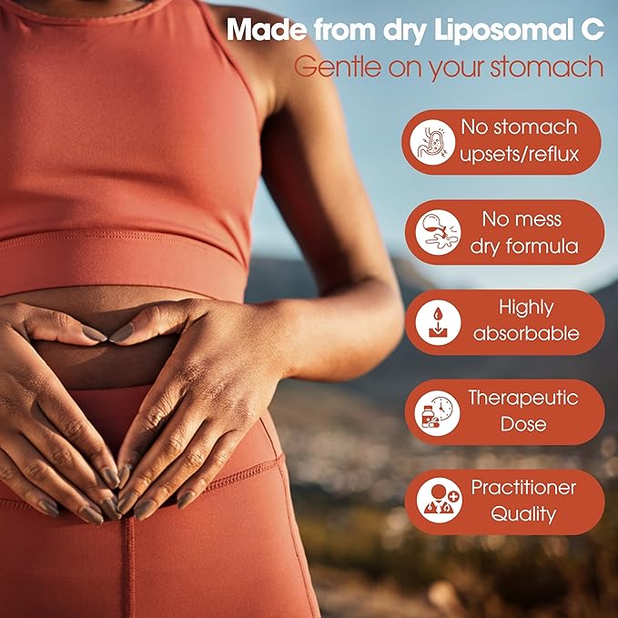 Pure Micronutrients Pure Liposomal Vitamin C - 1400mg Per Serve Supplement - 90 Capsules - High Absorption VIT C Ascorbic Acid Pills