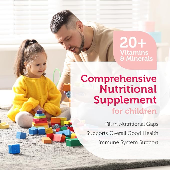 Zahler Kids Multivitamin Chewable Vitamin Tablet - Complete One Daily Vitamins Supplement - Contains 20+ Minerals & Vitamins for Kids & Toddlers - Kosher Multivitamins Cherry Flavor (180)