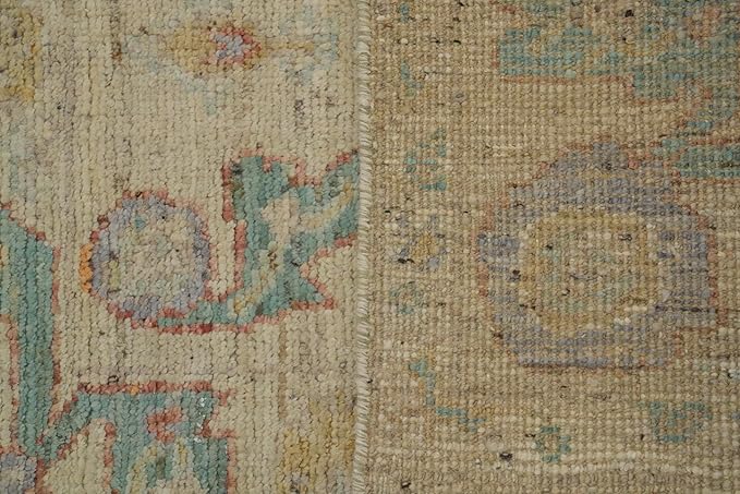 Rug Source Transitional Collection, Beige Accent Rug/Foyer Rug, Oushak Turkish Rugs (3X4)