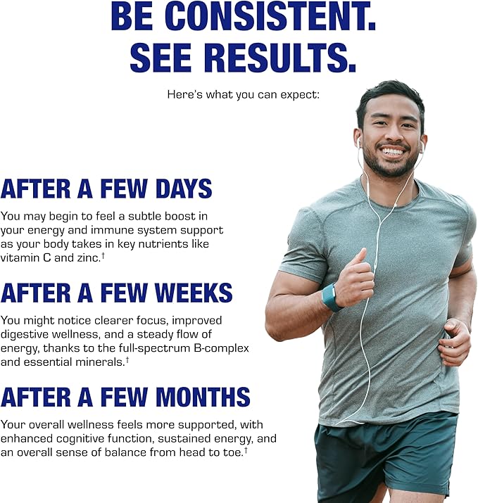 30-in-1 Adult Multivitamin with Iron - Antioxidant Rich Over 50 Multivitamin for Women and Men with Vitamins A C D E B Complex Zinc Magnesium Myo Inositol Lutein Lycopene & More - 1 Month Supply