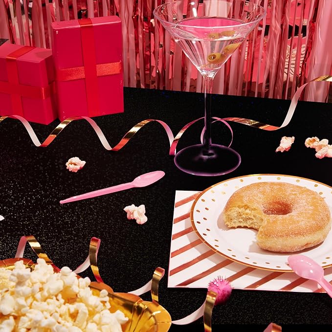 4 Pcs Black Holographic Laser Tablecloth Galaxy Space Table Cloth 40 * 108 Inch Shimmer Star TableCover for Halloween Birthday Graduation Neon Party Supplies Disposable Plastic Foil Table Decor