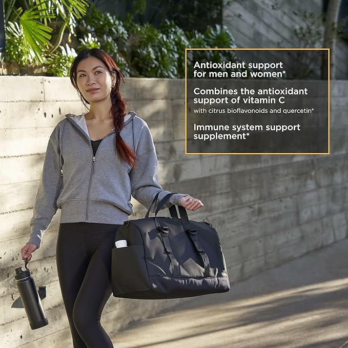 Integrative Therapeutics Vitamin C with Quercetin - Vitamin C Supplement for Immune Support*- Supports Antioxidant Activity* - Vegan, Gluten-Free & Dairy-Free - 180 Capsules (90 Servings)