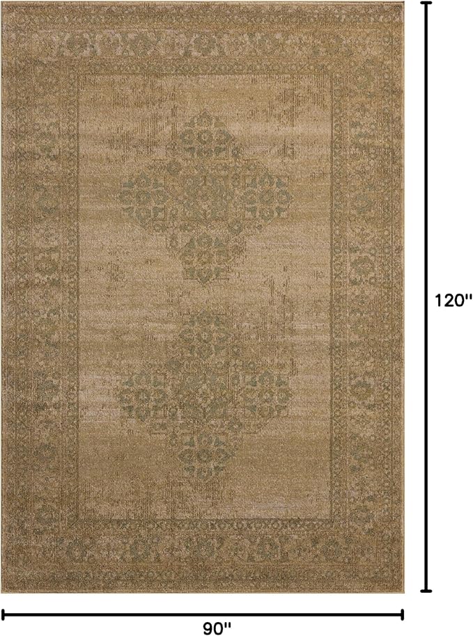 Loloi Magnolia Home by Joanna Gaines Mona Collection MOA-05 Antique/SPA 7'-6" x 10' Area Rug