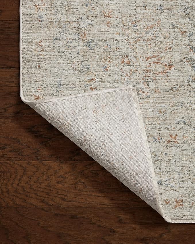 Loloi Amber Lewis Honora Collection HON-05 Bone/Multi 3'-9" x 5'-9" Accent Rug