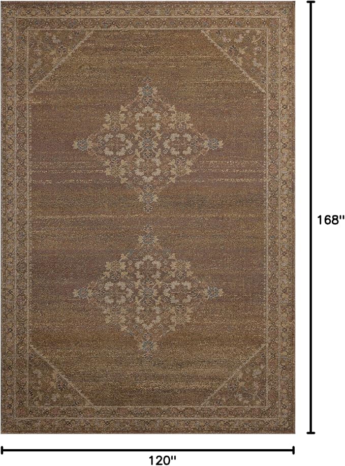 Loloi Magnolia Home by Joanna Gaines Mona Collection MOA-04 Sunset/Natural 10'-0" x 14'-0" Area Rug