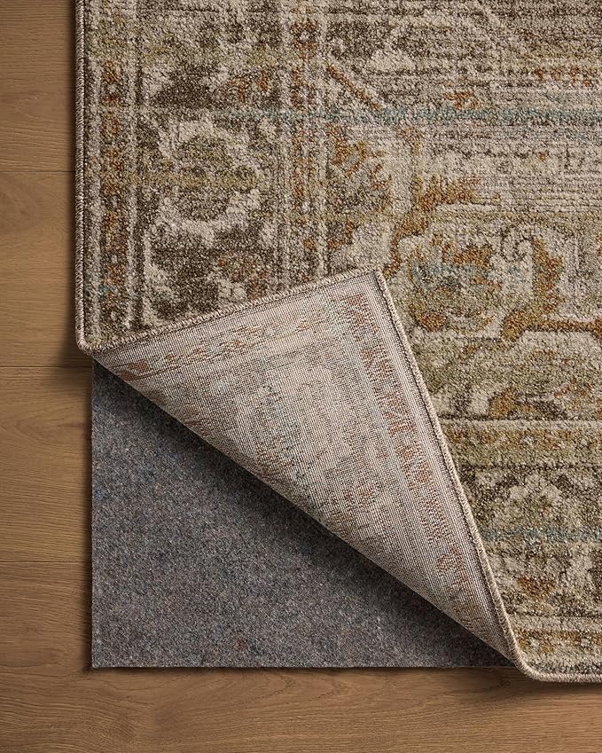 Loloi Magnolia Home by Joanna Gaines Mona Collection MOA-01 BARK/Sunrise 2'-6" x 10'-0" Runner Rug