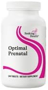 Seeking Health Optimal Prenatal, Women’s Vitamin with B12, Methylfolate, Choline, Methylation Support, Nutrients to Support Fertility, Pregnancy & Breastfeeding, Vegetarian Capsules (240 Capsules)