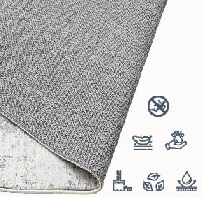 DomDomitapis Area Rug 3×5, Vintage Boho Rug,Ultra-Soft Low Pile, Washable, Non Slip,Stain Resistant Printed Carpet for Living Room Bedrooms Playroom Office Kitchen, Gold/Grey
