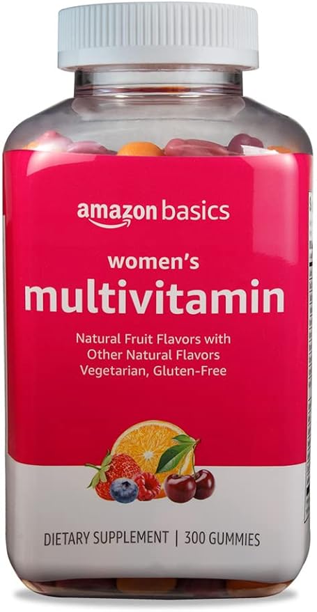 Amazon Basics Women's Multivitamin, 300 Gummies (150 Servings) (Previously Solimo)