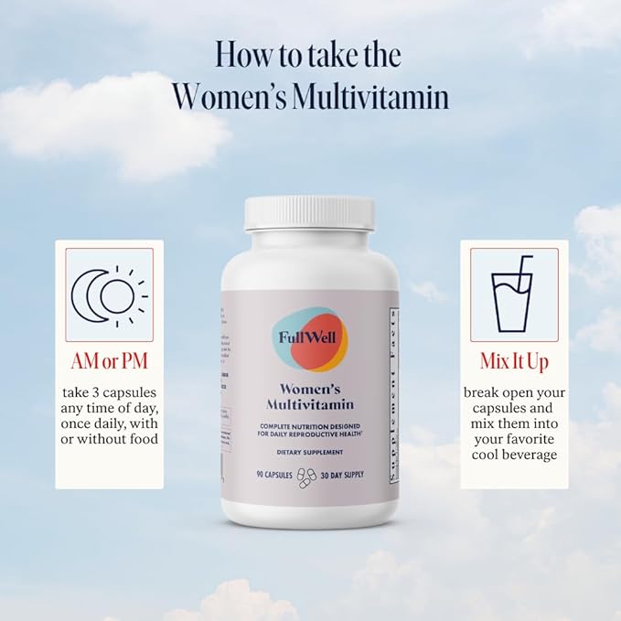 Womens Multivitamin, Hormone & Reproductive Health Support with CoQ10, Magnesium, PQQ & Antioxidants, 30 Servings