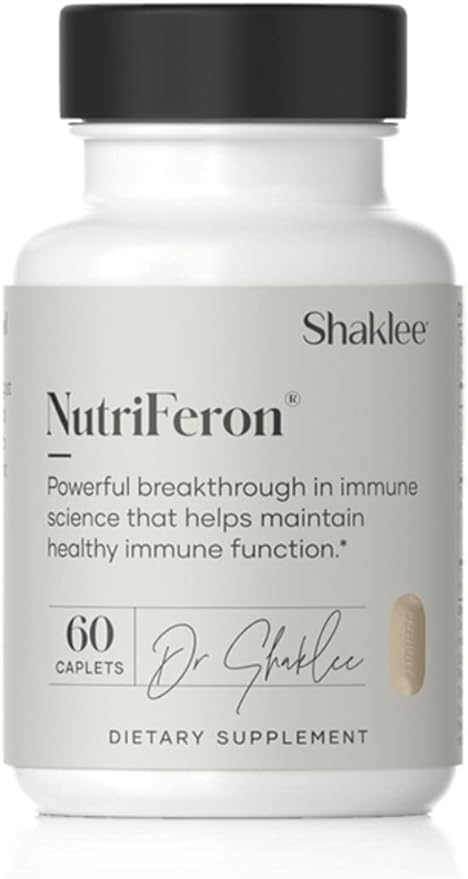Shaklee - NutriFeron® Immune-Boosting Botanical Blend - Developed by Renowned Immunologist - Promotes Healthy Immune Function with Interferon-Boosting Ingredients - Contains Zinc - 60 Caplets