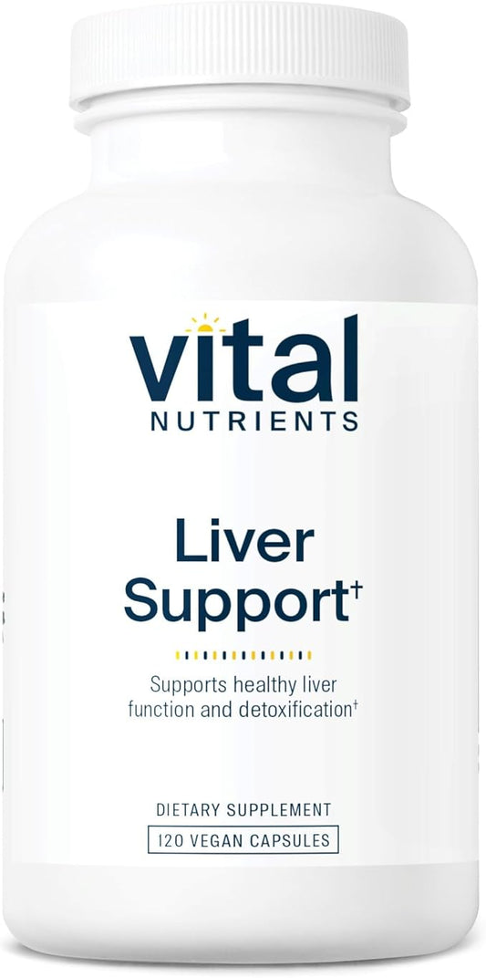 Vital Nutrients Liver Support Milk Thistle and Curcumin | Vegan Supplement | Herbal Combination to Support Healthy Liver Function* | Gluten, Dairy and Soy Free | 120 Capsules