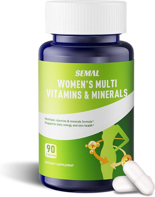 SEMAL Daily Multivitamin & Multimineral Supplement for Women (90 Capsules)