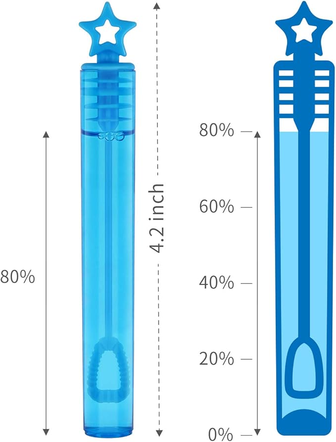 SpringFlower 66 Pieces Mini Bubble Wands,Bubble Party Favors Assortment Toys for Kids,Themed Birthday, Halloween, Goodie Bags, Carnival Prizes, Wedding,Outdoor Gifts for Girls & Boys