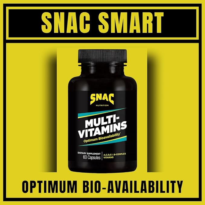 SNAC Multi-Vitamins Daily Supplement with Optimum Bio-Availability, 60 Capsules
