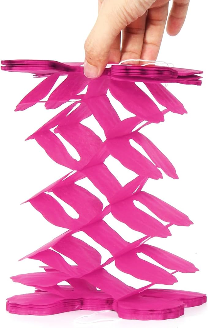 Rainbow Mexican-Theme Party-Decorations Streamers Garland - 157Ft Colorful Birthday Supplies Four-Leaf Clover Hanging Banner,Hot Pink Orange Green Yellow Purple Blue Summer Baby Shower Decor Hugtmr