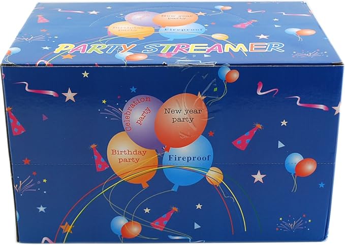 24 Pack of Party Streamer Spray String in a Can Children's Kid's Party Supplies, Perfect for Parties/Events