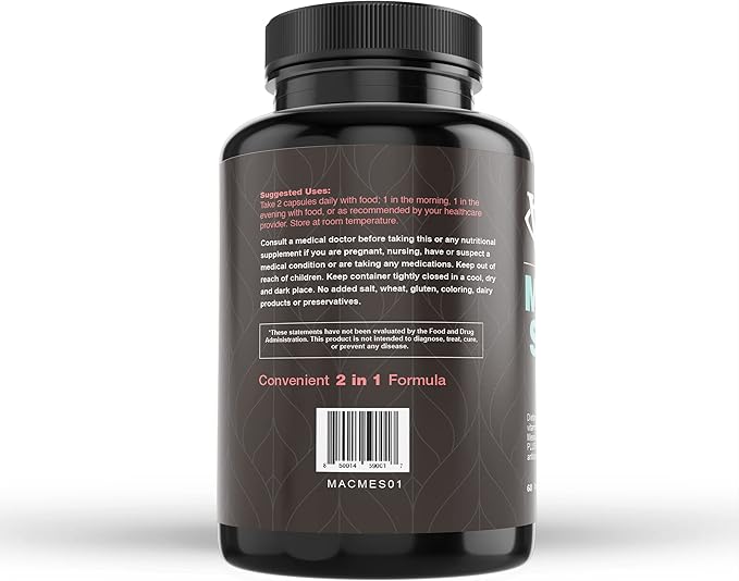 Visual Advantage® Macular Support + Meso-Z – Blue Light Eye Vitamin with Triple Antioxidants for Advanced Protection Against Digital Screens (60-Count)