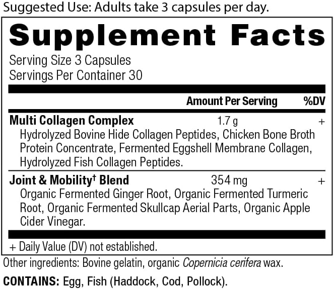 Ancient Nutrition Collagen Pills for Joint Support, Multi Collagen Capsules 90 Ct, Joint + Mobility, Supports Joints, Skin & Nails, Exercise Recovery, Paleo and Keto Friendly, Gluten Free