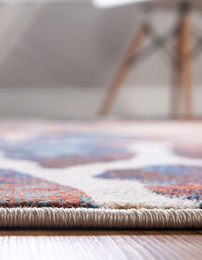 Unique Loom Mystic Collection Area Rug - Fitz Roy (2' x 5' 1" Runner, Brick Red/Brown)